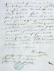 Lettre manuscrite de Jean-Jacques Rousseau, 1763
