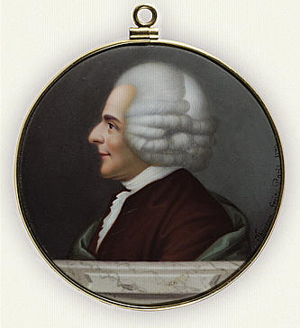Portrait de Jean-Jacques Rousseau, de profil